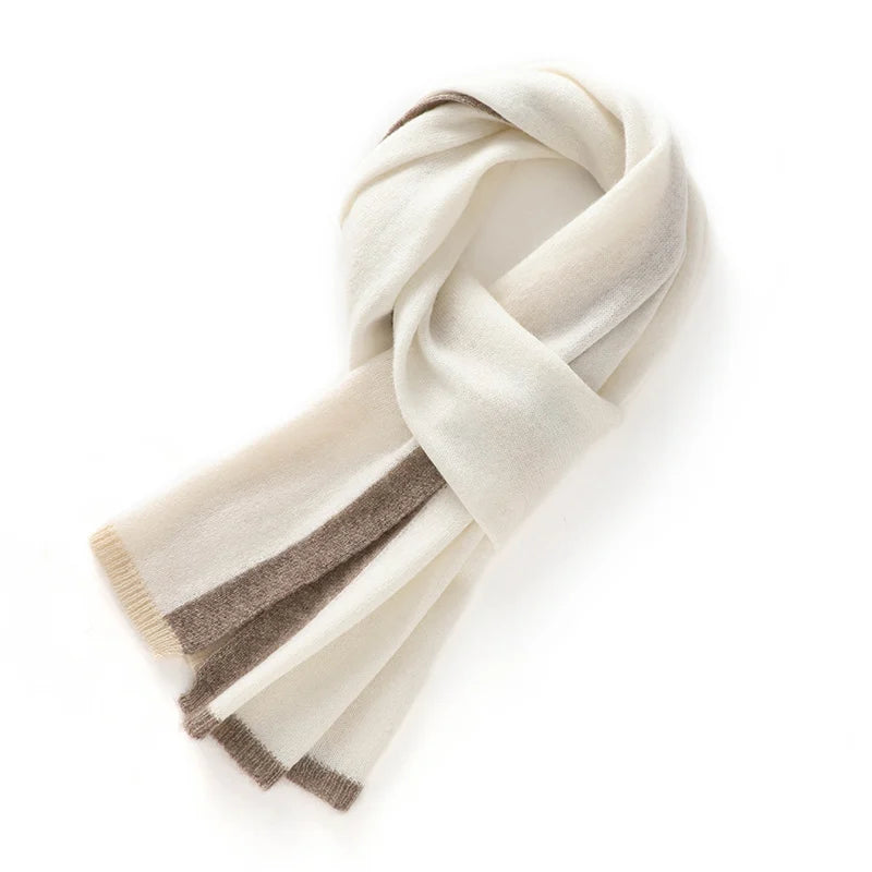 Tipped Cashmere Scarf
