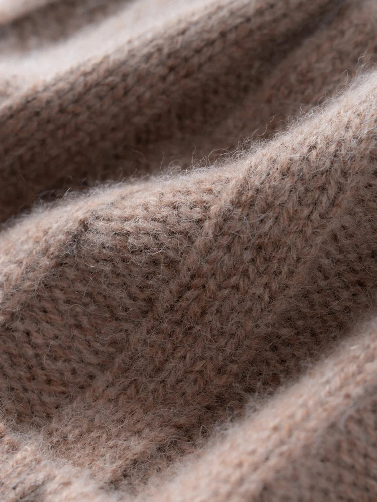 Alpaca ribbed beanie