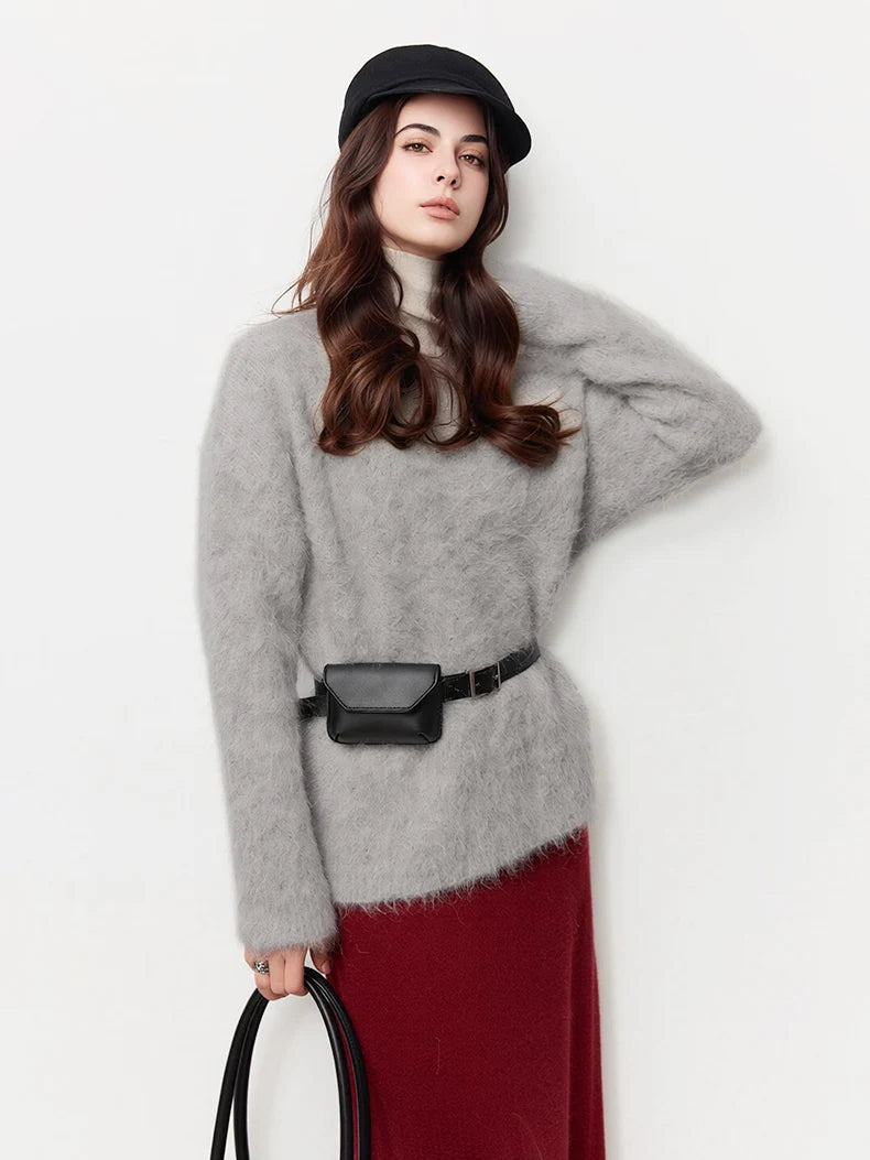 Women's alpaca-blend sweater