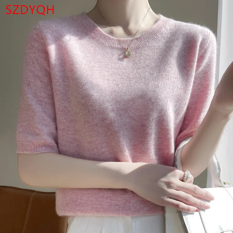 Women's cashmere tee