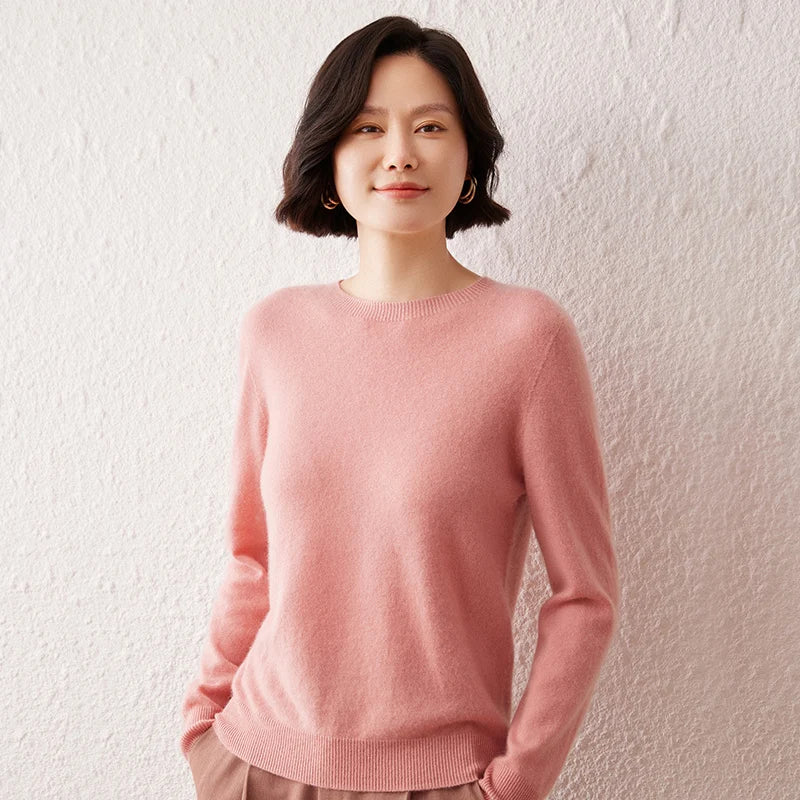 The Everyday Crew, women's cashmere crewneck