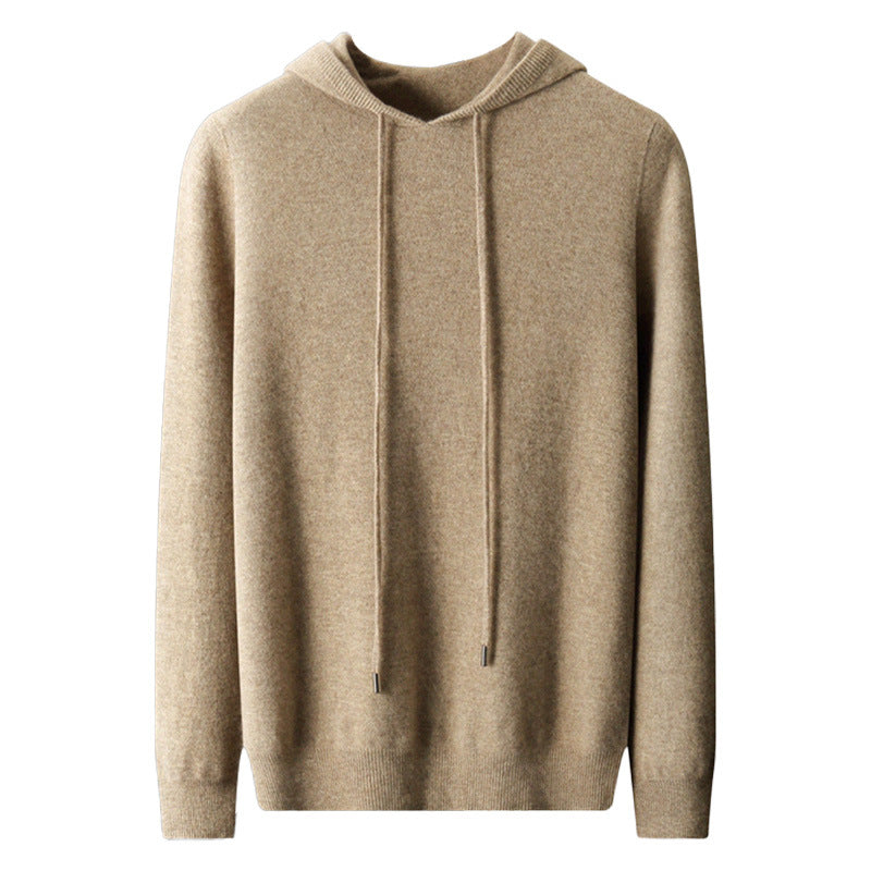 Men's merino hooded sweater