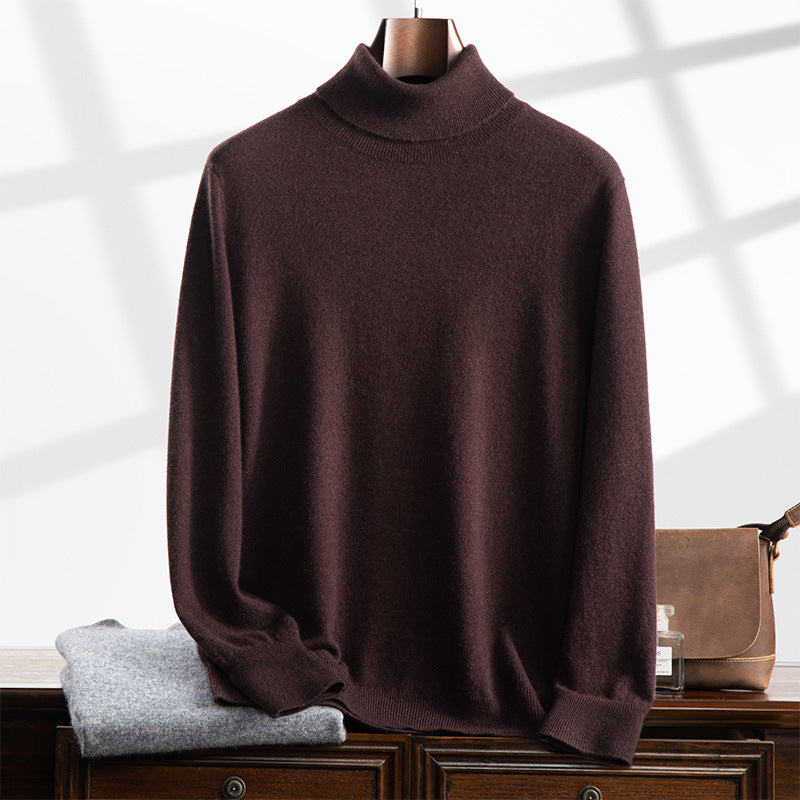 Men's cashmere turtleneck