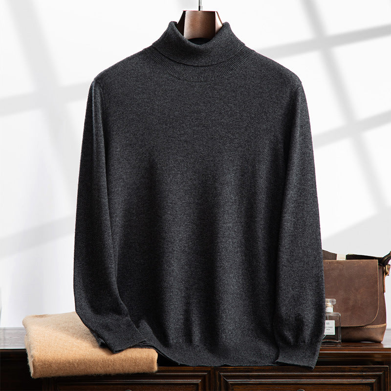 Men's cashmere turtleneck